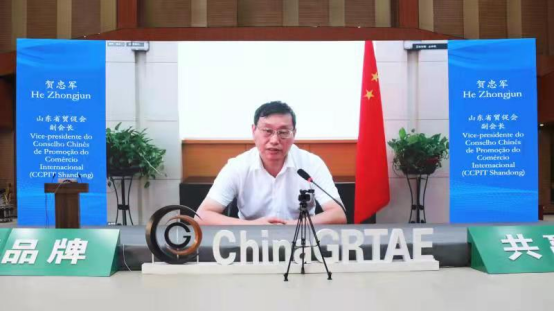 山東省貿促會副會長賀忠軍 山東省貿促會副會長賀忠軍
