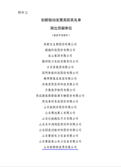 創新驅動發展獲獎名單突出貢獻單位 創新驅動發展獲獎名單突出貢獻單位