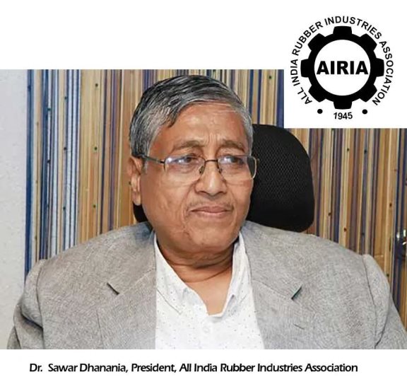 全印度橡膠協會新任會長Sawar Dhanania 博士 全印度橡膠協會新任會長Sawar Dhanania 博士