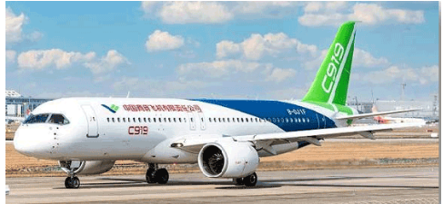 三角自主研發設計的國產大飛機C919主、前輪胎已通過國際先進標準CTSO-C62e的全部技術要求，實現了航空輪胎的國產化，打破了航空產業的“卡脖子”問題，能夠為國產大飛機規模化商用及國際化提供輪胎支持。