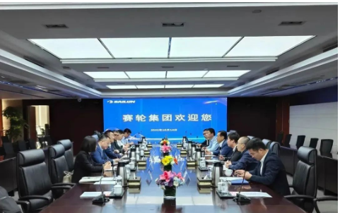 物產(chǎn)中大化工董事長，拜訪賽輪集團(tuán)