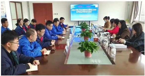 豪邁電纜集團通過質量、環境和職業健康安全管理體系復評換證審核