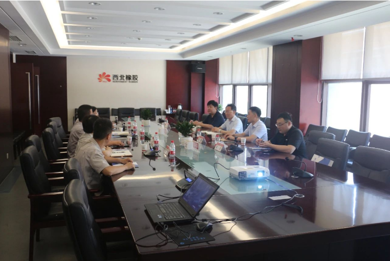 通用技術(shù)高新材料副總經(jīng)理李開(kāi)占一行前往陜西延長(zhǎng)石油西北橡膠有限公司進(jìn)行了交流訪問(wèn)。公司副總經(jīng)理賀莉莉、相關(guān)部門負(fù)責(zé)人陪同。