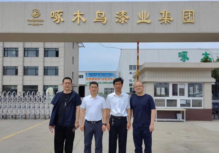 楊錄真董事長向來賓們簡要介紹了啄木鳥漆業(yè)集團的整體情況、發(fā)展歷程、技術研發(fā)、市場布局以及產品應用和工程領域等方面。他表示，啄木鳥漆業(yè)自成立以來，憑借企業(yè)的科技研發(fā)實力和生產能力，一直致力于為市場提供優(yōu)質的產品和服務。