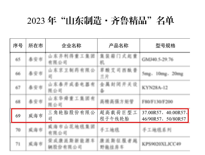 三角輪胎在這些榮譽(yù)中的獲得，充分展示了其在科學(xué)研究、工業(yè)領(lǐng)域和制造業(yè)發(fā)展方面的卓越表現(xiàn)。