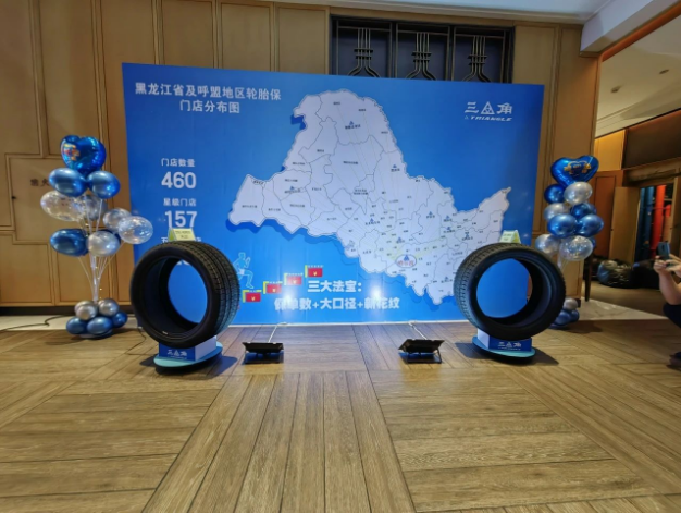 除了冬季輪胎，三角輪胎還在會上展示了四季胎系列，包括TH202/TH202 EV、TE307、TS601等多款產品。這些產品已經成功進入市場，并受到了消費者的高度贊賞和認可。