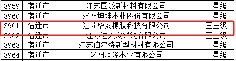江蘇華安橡膠科技有限公司獲得了三星級(jí)上云企業(yè)的認(rèn)可。該公司以其自主品牌“國(guó)新”、“國(guó)豪”、“華安”而聞名，目前正積極推進(jìn)上市工作，為其在數(shù)字化領(lǐng)域的發(fā)展提供了更多的機(jī)會(huì)。